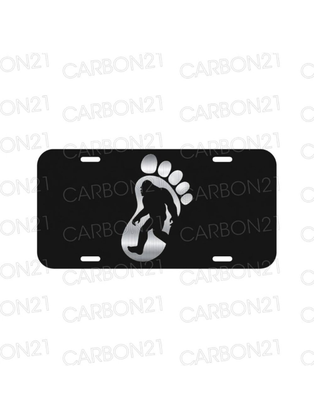 Bigfoot Big Foot Print Sasquatch USA Aluminum License Plate CAR SUV Truck NEW